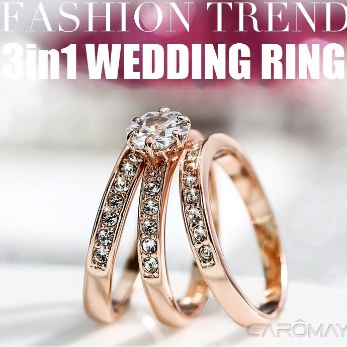 K18 リング3点セット