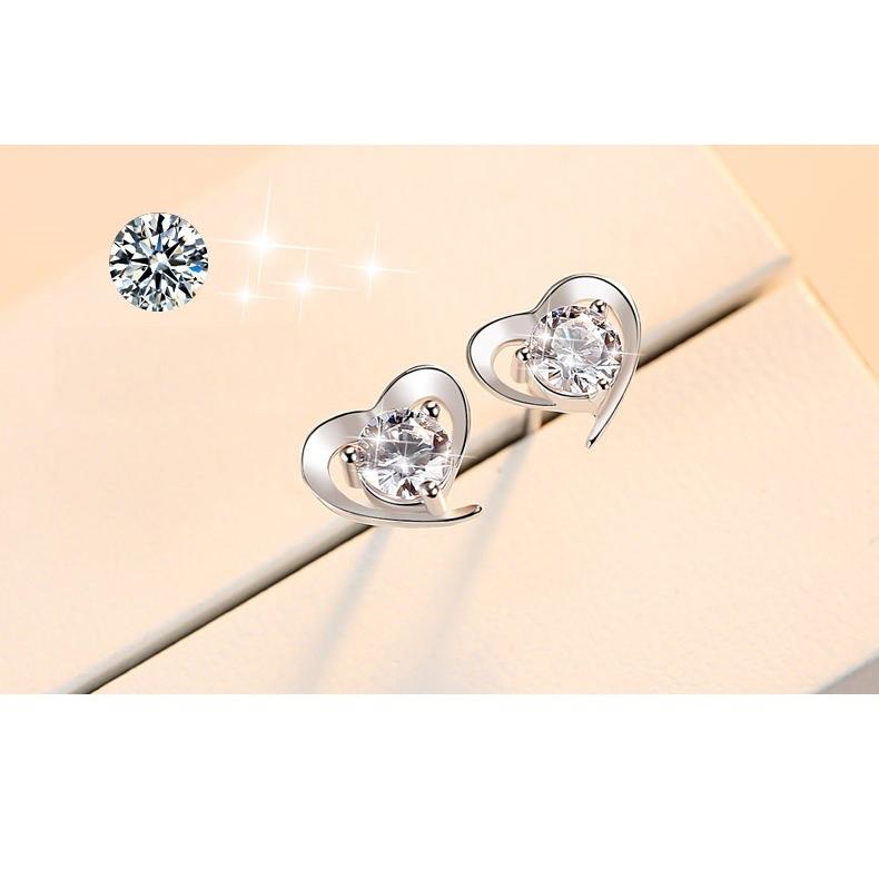 ピアス ハート 高級 上品 シルバー925 彼女 可愛い 誕生日 記念日 