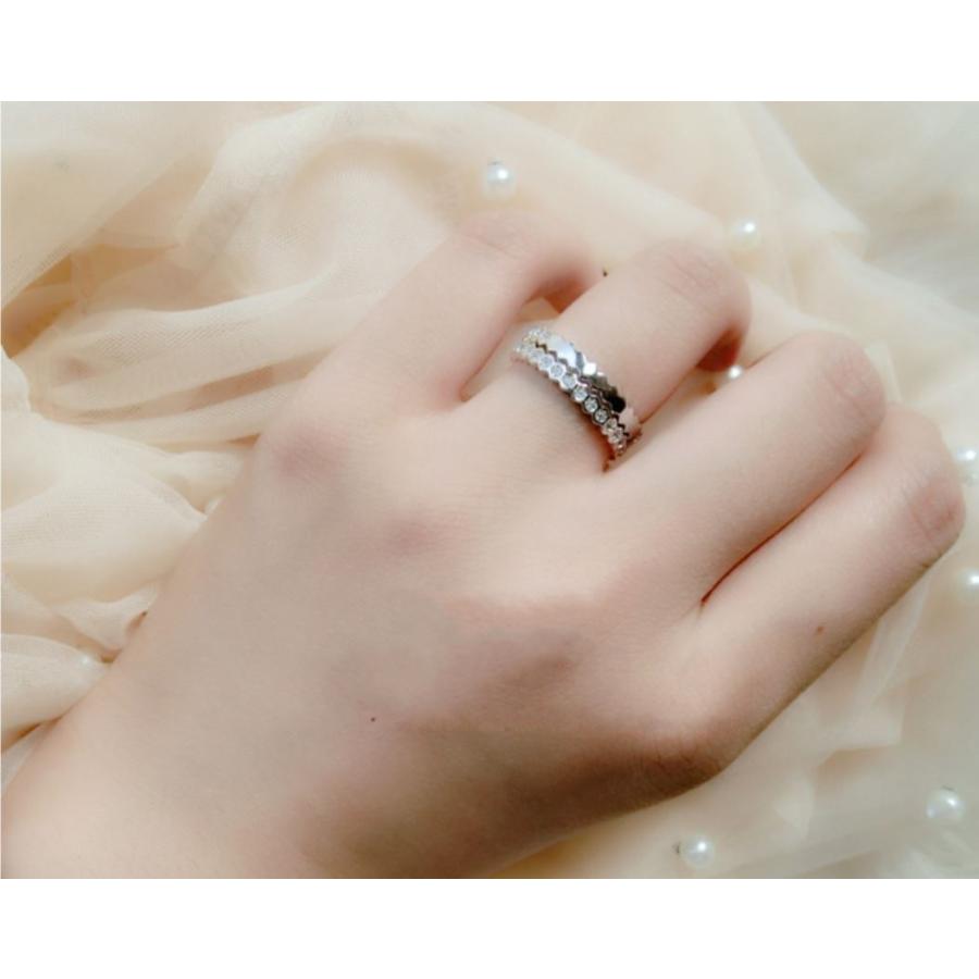 SWAROVSKI（スワロフスキー） 指輪 リング 真っ直ぐなデザイン重ね使い