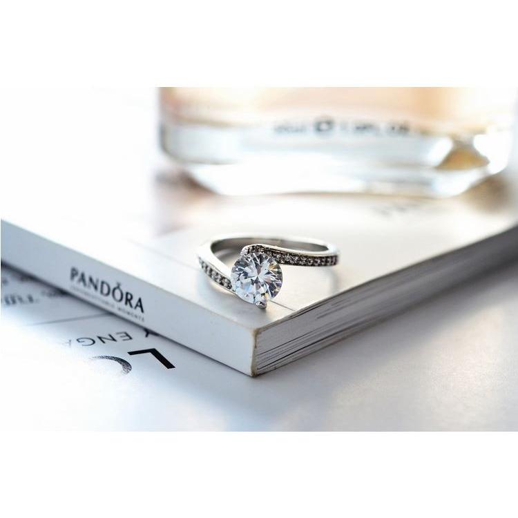 指輪 リング K18 1.2ct ダイヤモンドCZ彩石 ホワイトゴールドK18RGP 