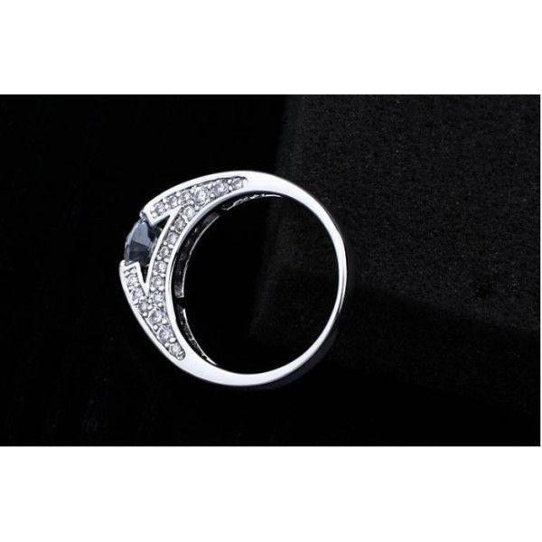 指輪 リング K18 0.5ctダイヤモンドCZ彩石ファッションリングK18RGP 2 