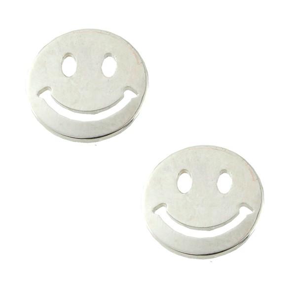 255❤️送料込490❤️スマイル❤️ニコちゃん❤️ピアス❤️ホワイト 255❤️送料込490❤️スマイル❤️ニコちゃん❤️ピアス❤️ホワイト