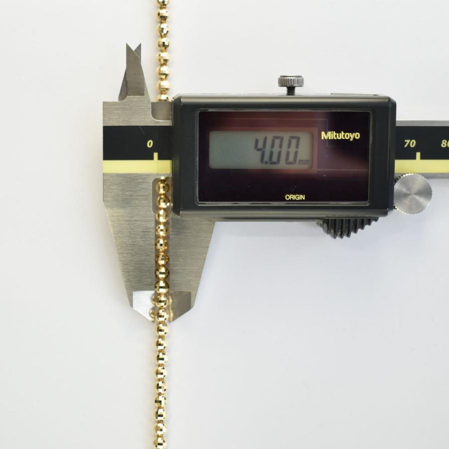 ミラーカットボール ブレスレット K18 幅4mm 19cm 新品 : Jewelry Win 