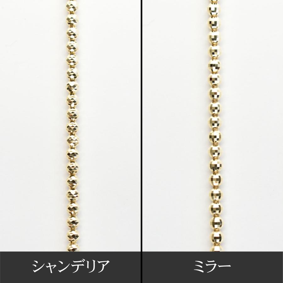 鑑別付き［メンズジュエリー］K18 ミラー カットボール ブレスレット オニキス ミラーカットボール ブレスレット K18 幅4mm 20cm 新品 : Jewelry Win
