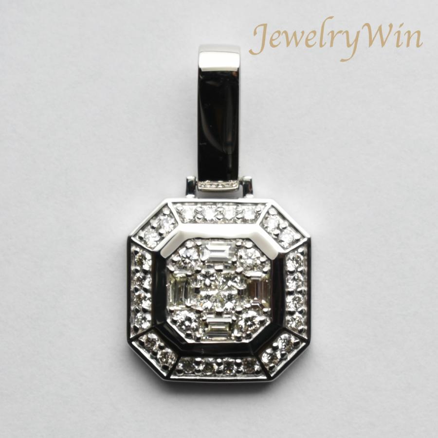 ペンダントトップ Pt900 ダイヤ付 (Type-OC) 大 : Jewelry Win ペンダントトップ Pt900 ダイヤ付 (Type-OC) 大 : Jewelry Win