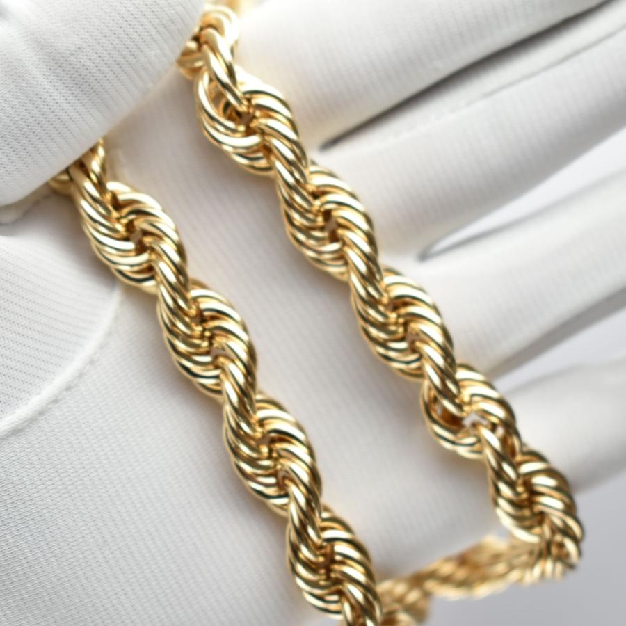 パイプロープ ネックレス K18 幅10mm 60cm 新品 : Jewelry Win - 通販 