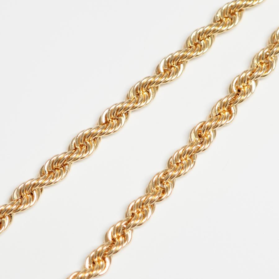 【値下げ不可】K18 パイプロープフィガロチェーン45cm12g パイプロープ ネックレス K18 幅4mm 45cm 新品 : Jewelry Win - 通販