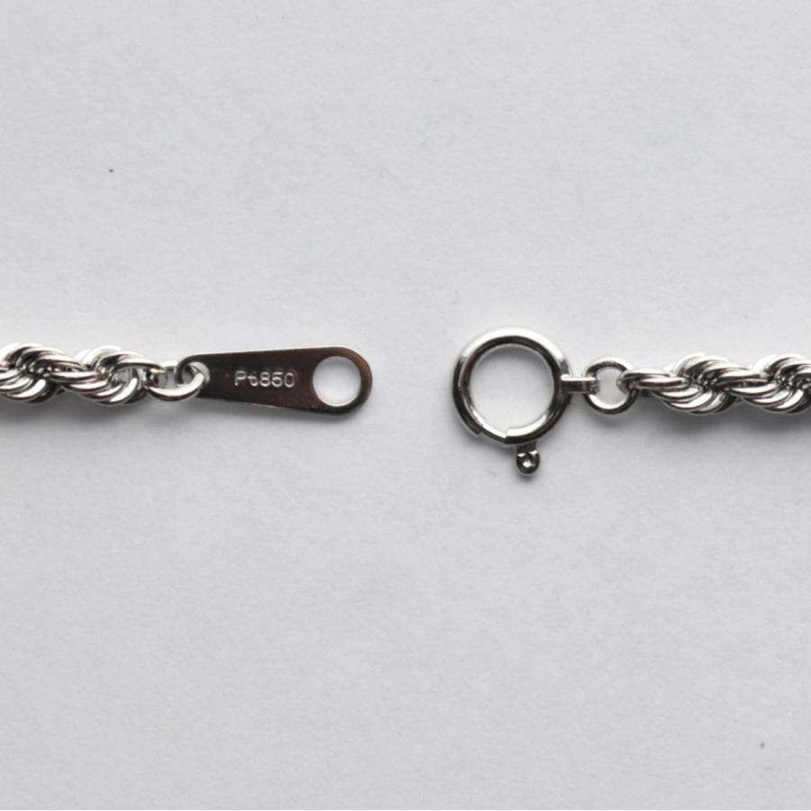 Pt850 パイプロープ ネックレス 幅3mm 長さ60cm 新品 : Jewelry Pt850 パイプロープ ネックレス 幅3mm 長さ60cm 新品 : Jewelry