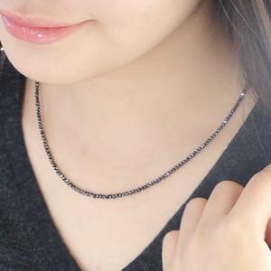 新品K18WG ブラックダイヤモンド 20ct AAA Wワイヤー ネックレス 新品K18WG ブラックダイヤモンド 20ct AAA Wワイヤー ネックレス