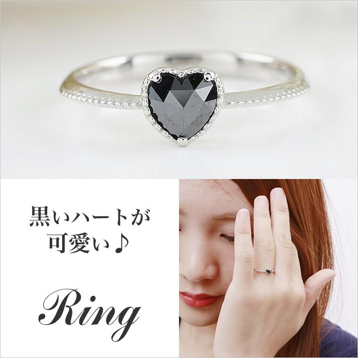 新品ブラックダイヤモンド&ローズカットハートシェイプ0.40ct 新品ブラックダイヤモンド&ローズカットハートシェイプ0.40ct