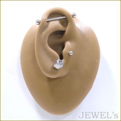 ボディピアス ミニラブレットダイス 16g 軟骨ピアス ボディーピアス Lab 4a7 16g ボディピアス専門店jewel S 通販 Yahoo ショッピング