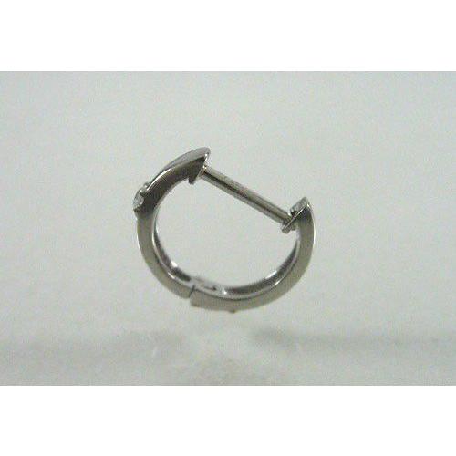PT950 プラチナ ダイヤモンド リングピアス片耳用 D0.02ct : Jewel 