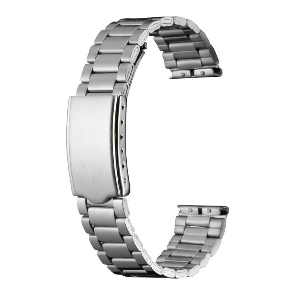 腕時計ベルト BAMBI バンビ 時計バンド ステンレススチール シルバー BSBE4871S メンズ 18mm 19mm 20mm