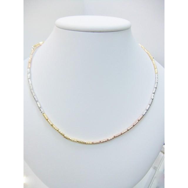 K18YG/WG マグネットネックレス Magnet Chain 70cm