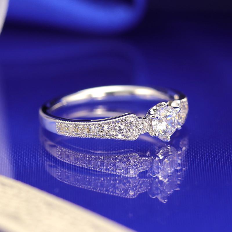 Jeweluce 婚約指輪 ダイヤモンド リング プラチナ pt950 0.46ctUP 大粒 