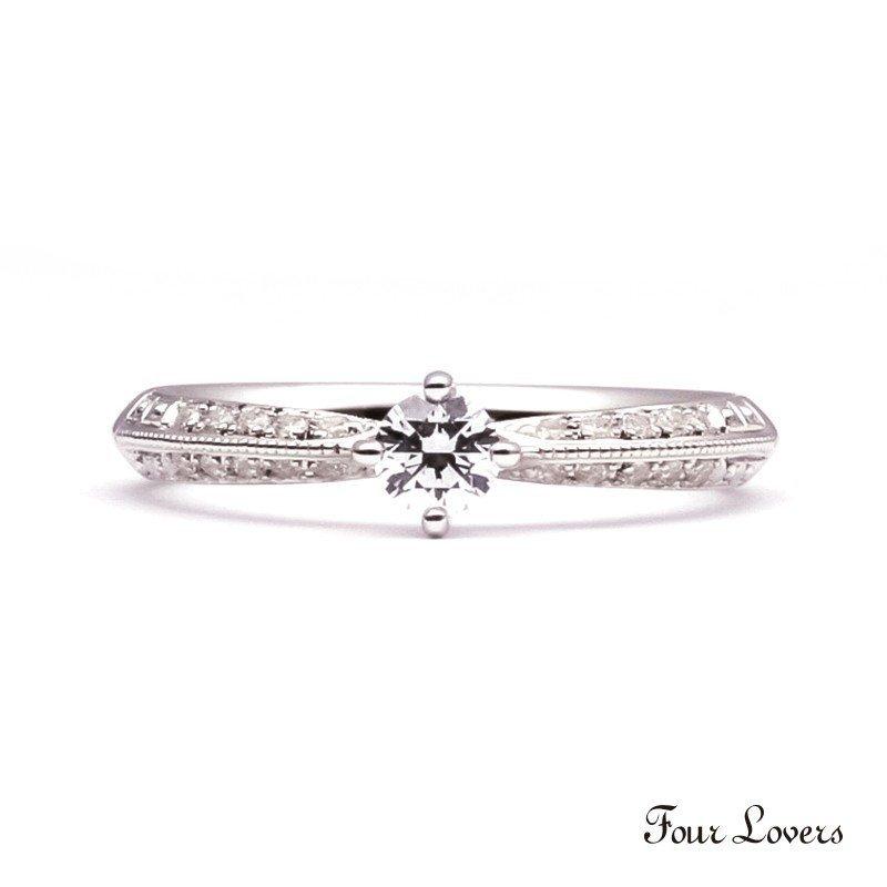 ダイヤモンド　プラチナ　リング Jeweluce 婚約指輪 ダイヤモンド リング プラチナ pt950 0.31ctUP 大粒