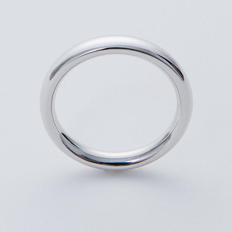 結婚指輪 プラチナ pt950 甲丸 指輪 内甲丸 マリッジリング ブライダル メンズ レディース FourLovers Amor 3.0mmの画像