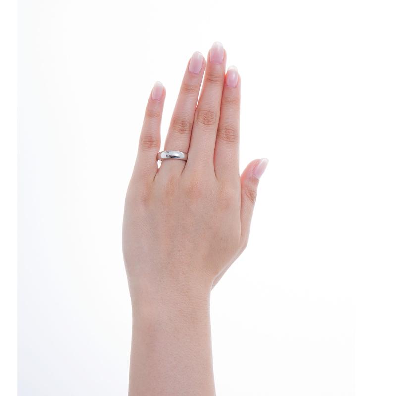 Jeweluce（ジュエルーチェ） 結婚指輪 プラチナ pt950 甲丸 指輪 内甲