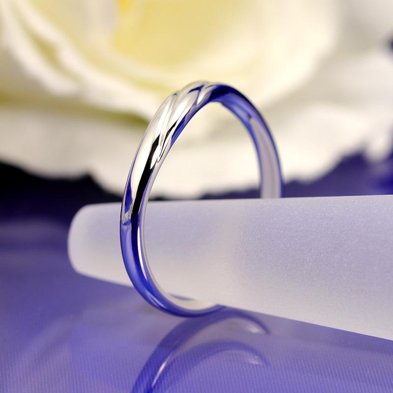 結婚指輪 プラチナ pt950 指輪 ウェーブ 内甲丸 マリッジリング 刻印・シークレットストーン無料 FourLovers Cheri メンズの画像
