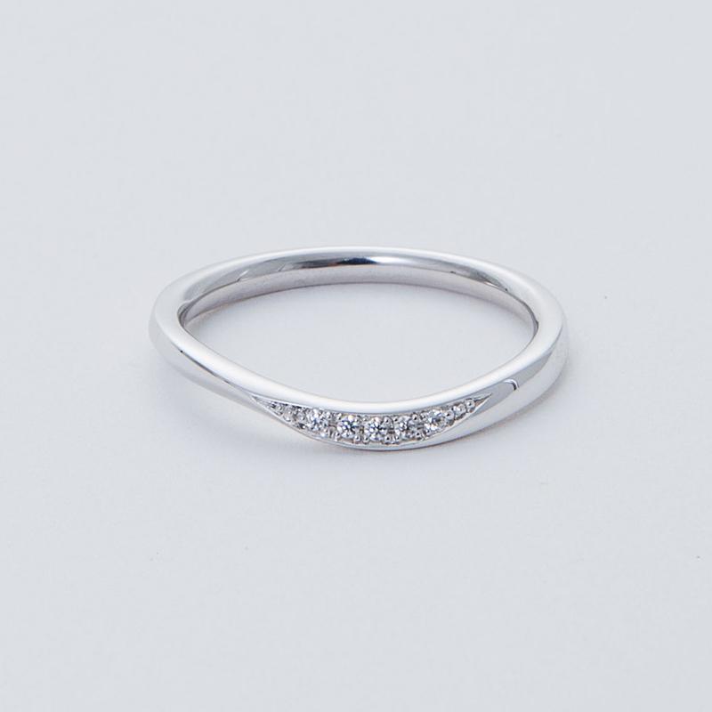 結婚指輪 ダイヤモンド プラチナ pt950 ダイヤ 指輪 ウェーブ 内甲丸 マリッジリング 刻印・シークレットストーン無料 FourLovers Angela 結婚指輪 ダイヤモンド プラチナ pt950 ダイヤ 指輪 ウェーブ 内甲丸 マリッジリング 刻印・シークレットストーン無料 FourLovers Angela