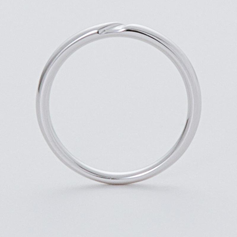 結婚指輪 プラチナ pt950 指輪 マリッジリング ストレート 内甲丸  刻印・シークレットストーン無料 FourLovers Cuore メンズの画像