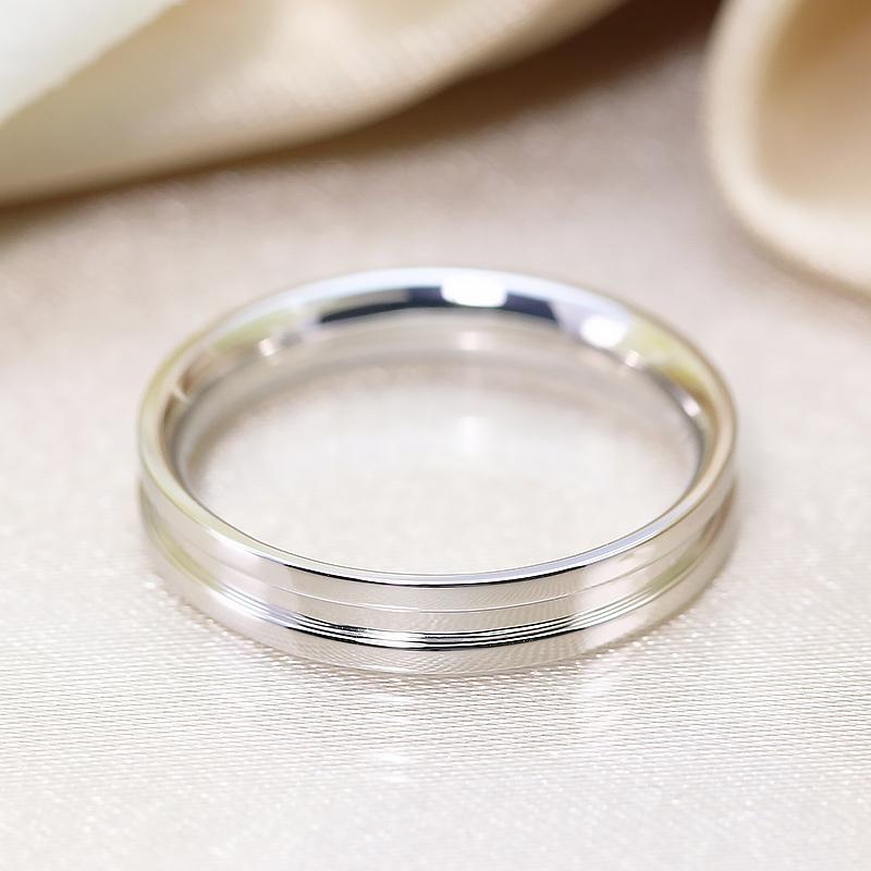 結婚指輪 プラチナ pt950 指輪  マリッジリング 刻印・シークレットストーン無料 FourLovers Avenir メンズの画像