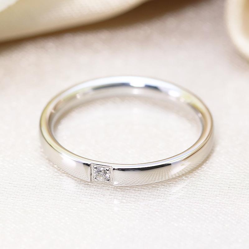 結婚指輪 ダイヤモンド プラチナ pt950 ダイヤ 指輪 内甲丸 マリッジリング 刻印・シークレットストーン無料 FourLovers Pianoの画像