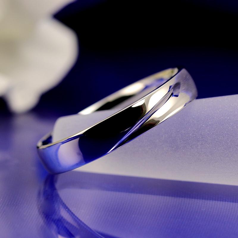 結婚指輪 プラチナ pt950 指輪  マリッジリング 刻印・シークレットストーン無料 FourLovers Bonheur メンズの画像
