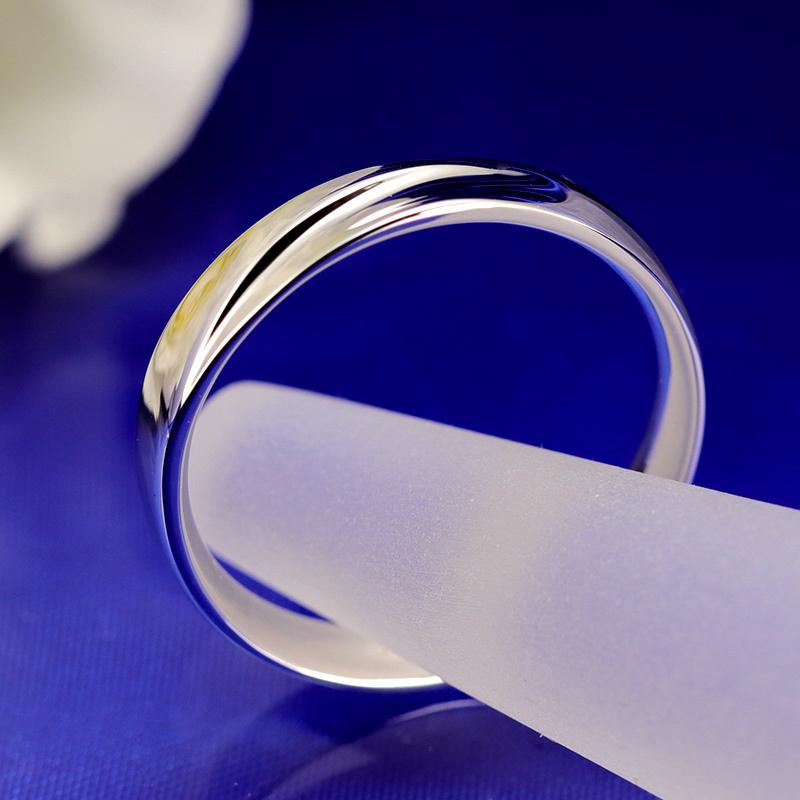 結婚指輪 プラチナ pt950 指輪  マリッジリング 刻印・シークレットストーン無料 FourLovers Bonheur メンズの画像