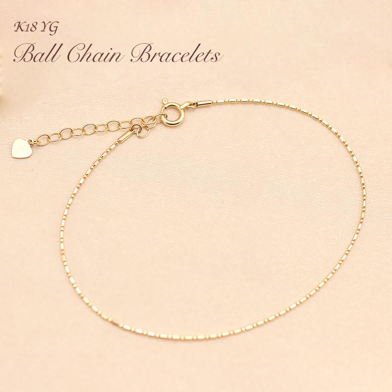 Jeweluce K18 YG イエローゴールド ブレスレット ゴールド 18金 18k 