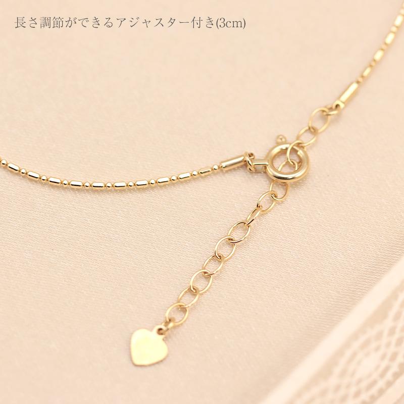 K18 YG イエローゴールド ブレスレット ゴールド 18金 18k プレゼント ギフト アジャスター付き 長さ調節 形状記憶 ボールチェーン デザインの画像