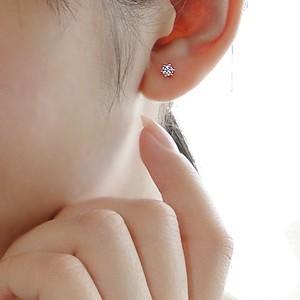 pt1000 ダイヤモンド スタッド ピアス 0.3ct パールキャッチ付 純プラチナの画像