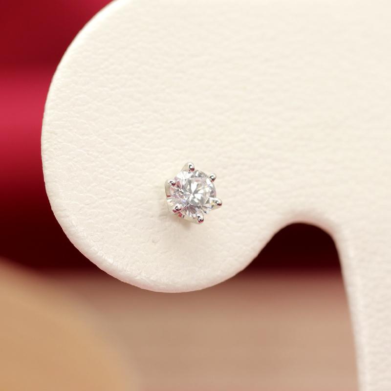Jeweluce pt1000 ダイヤモンド スタッド ピアス 0.5ct パールキャッチ 