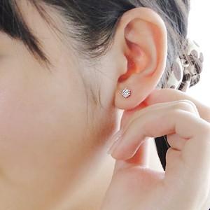 Jeweluce pt1000 ダイヤモンド スタッド ピアス 0.5ct パールキャッチ 