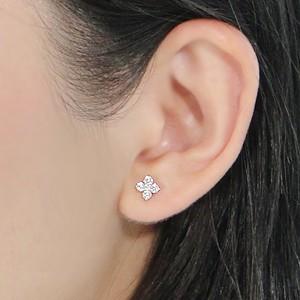 I*E様 【本物保証】Pt900 天然ダイヤモンド 計約0.5ct ピアス　各0 PT900 シグニティ社製 スーパーキュービックジルコニアピアス