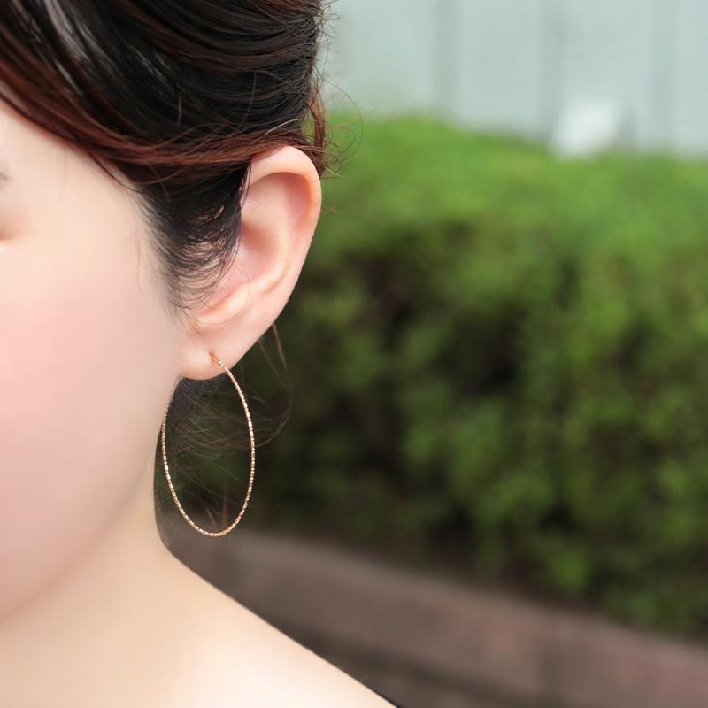 K18 YG イエローゴールド ゴールド 18金 K18 両耳 プレゼント ギフト  