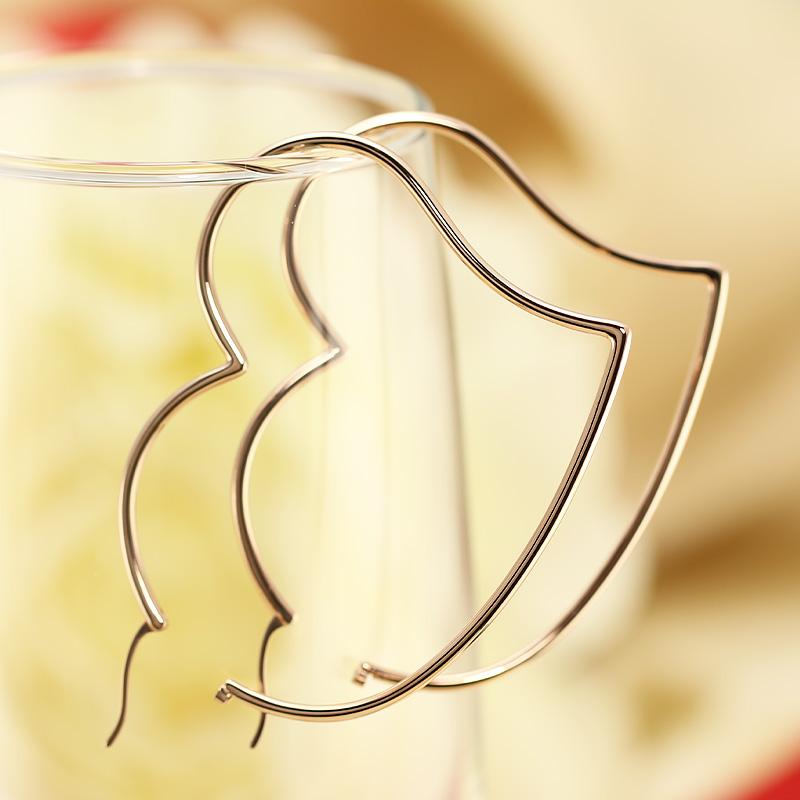 K18 ジルコニア ハートフープピアス piasu73-03.jpg