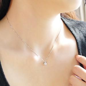 K18WG【0.15ct】ダイヤモンド ペンダント ハートモチーフ 定番 2石 k18 大粒 ゴールド  jdp0021【Hカラークラス・SIクラス】の画像