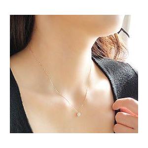 Jeweluce ☆0.2ct 一粒 ダイヤモンド ネックレス K18YG イエロー Jeweluce ☆0.2ct 一粒 ダイヤモンド ネックレス K18YG イエロー