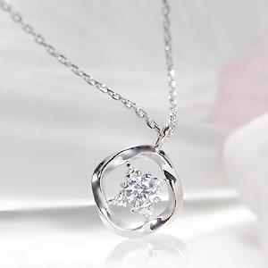 K18WG YG PG 【0.10ct】ゴールド ダイヤモンド ダイヤ ネックレス ペンダント メビウス メビウスの輪 無限 0.1ct jdp0065の画像