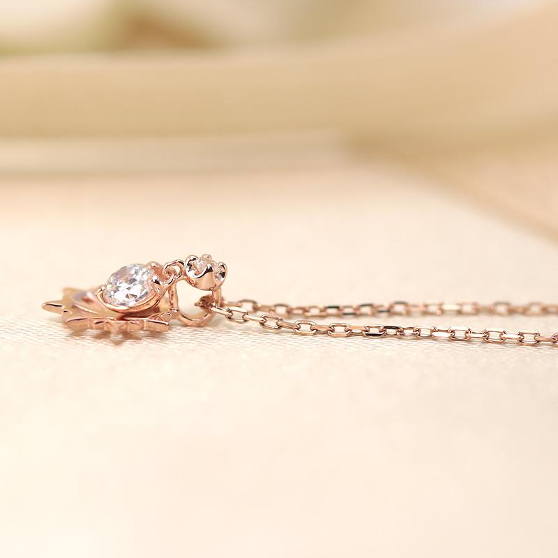 K18YG/WG/PG ダイヤモンド 0.1ct 【Hカラークラス/SIクラス】ペンダント ネックレス 18金 ゴールド 3カラー ギフト プレゼントの画像