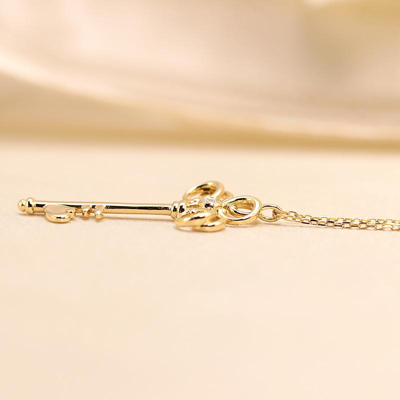 Jeweluce K10 YG/WG/PG ダイヤモンド 0.03ct 鍵モチーフ Jeweluce K10 YG/WG/PG ダイヤモンド 0.03ct 鍵モチーフ