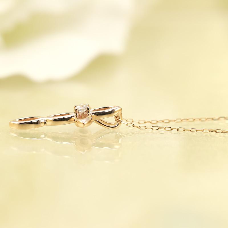 K18 YG/WG/PG ダイヤモンド 0.05ct クロス ペンダント ネックレス ダイヤ ゴールド 18金 カラーは選べる プレゼント ギフト 記念日 クリスマス お守りの画像