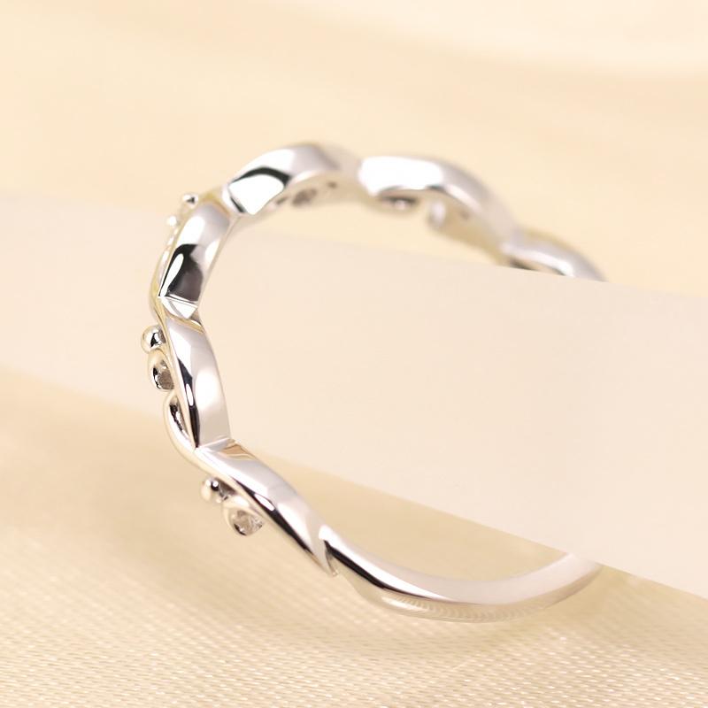 ミルフィーユ リング K10 指輪 レディース 0.02ct ギフト プレゼント 人気 重ね着け ダイヤ ダイヤモンド  WG/PG/YG ゴールドの画像
