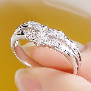 Jeweluce ダイヤモンド エタニティ リング プラチナ pt950 0.35ct 