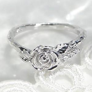 【ハチ様】GEM QUEEN/エリザベスリング/13.5号/Pt950/ダイヤ Jeweluce（ジュエルーチェ） 薔薇 ダイヤモンド エタニティ リング