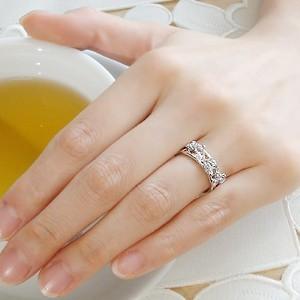薔薇 ダイヤモンド エタニティ リング Pt950 K18 YG/WG/PG プラチナ ゴールド 0.12ctUP ダイヤ 指輪 Hカラー/SIクラス 18金 ローズの画像