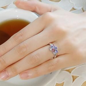 Jeweluce（ジュエルーチェ） マルチカラーストーン リング 指輪 