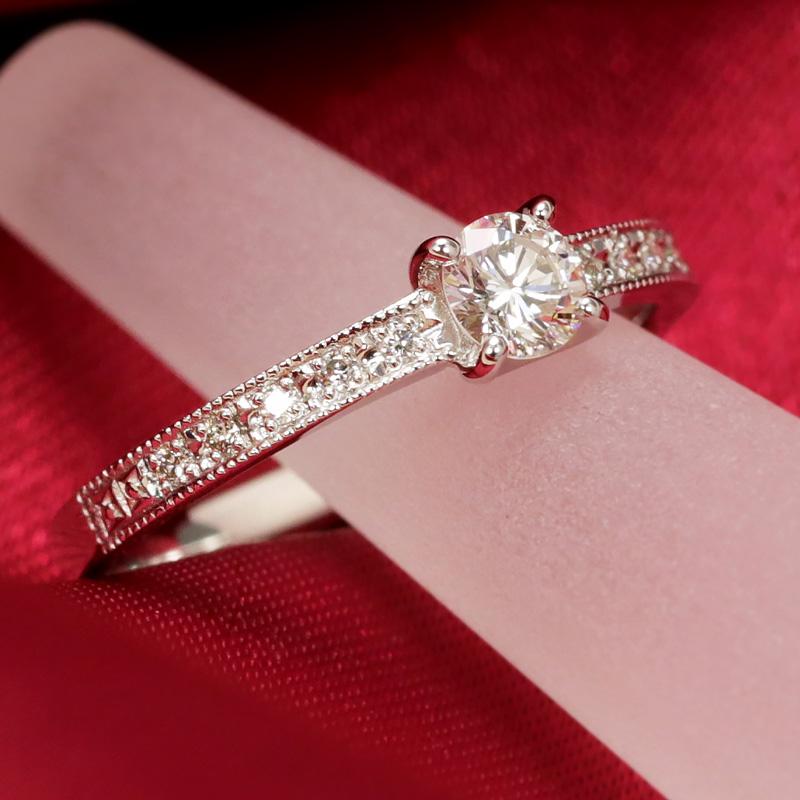 Jeweluce ☆0.28ct〜0.3ct 大粒 ダイヤモンド リング プラチナ Jeweluce ☆0.28ct〜0.3ct 大粒 ダイヤモンド リング プラチナ