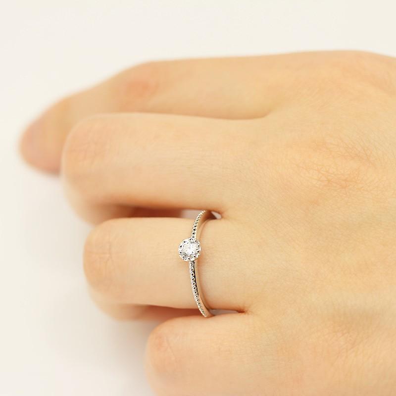 Jeweluce ダイヤモンド リング プラチナ pt950 0.12ct 一粒 Jeweluce ダイヤモンド リング プラチナ pt950 0.12ct 一粒